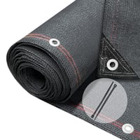 VOUNOT Árnyékoló Háló 1,8x20m Antracit HDPE 230g/m² 95% Árnyékolás UV-álló Széltörő Kerítésháló Kertbe Erkélyre Lyukakkal és Kábelkötegelőkkel 1