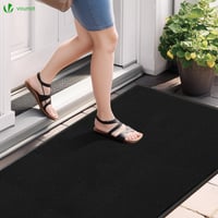 Covoraș de intrare VOUNOT pentru uz interior și exterior, antiderapant și impermeabil, preș absorbant lavabil, 90x150 cm, negru 7