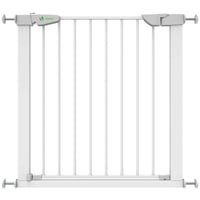 VOUNOT Biztonsági Kapu 75-84 cm, Fúrás Nélküli, Automata Mágneses Zárral, Gyerekeknek és Kutyáknak, Lépcsőre és Ajtóra, 74 cm Magas, Fehér 1