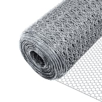 Drôtené pletivo VOUNOT, šesťhranné, veľkosť oka 25 mm, výška 100 cm, dĺžka 50 m, pozinkované strieborné, záhradný plot pre kurčatá, králiky a hydinu 1