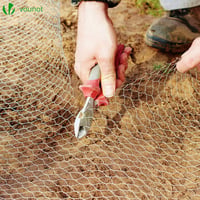 Drôtené pletivo VOUNOT, šesťhranné, veľkosť oka 25 mm, výška 100 cm, dĺžka 50 m, pozinkované strieborné, záhradný plot pre kurčatá, králiky a hydinu 5