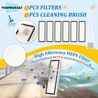VOUPRONGZY Dreame D10 Plus / D10s Plus / L10 Plus porszívó cseretartozék-készlet (2 fő kefe, 6 oldalkefe, 6 porzsák, 6 felmosórongy, 4 HEPA szűrő) 6