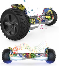 VOUUK 8,5" Hummer Terep Hoverboard Applikációval - Bluetooth, LED Világítás, Erős Motor, 120kg Teherbírás, Felnőtteknek és Gyerekeknek 1