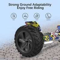 VOUUK 8,5" Hummer Terep Hoverboard Applikációval - Bluetooth, LED Világítás, Erős Motor, 120kg Teherbírás, Felnőtteknek és Gyerekeknek 4