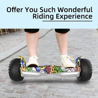 VOUUK 8,5" Hummer Terep Hoverboard Applikációval - Bluetooth, LED Világítás, Erős Motor, 120kg Teherbírás, Felnőtteknek és Gyerekeknek 6