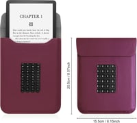 VOVIPO Kindle Paperwhite 11-12. generáció védőtok lila szilikon tartóval 2