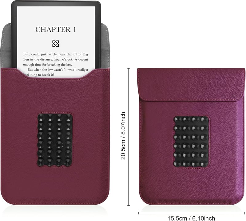 VOVIPO Kindle Paperwhite 11-12. generáció védőtok lila szilikon tartóval