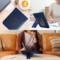 VOVIPO Kindle Paperwhite 11-12. generáció védőtok sötétkék, állvánnyal és szívócsészével 4