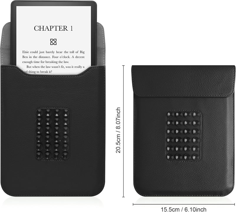 VOVIPO Kindle Paperwhite 11-12. generáció védőtok szilikon tapadóval és állvánnyal