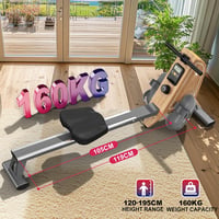 VOWVIT OR3 Mágneses Evezőgép Bluetooth Monitorral, 16 Fokozat, 160kg Terhelhetőség 5