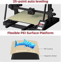 Voxelab Aquila X3 MAX 3D Nyomtató 25 Pontos Automatikus Szintezéssel, Rugalmas PEI Acél Platform, Nagy Pontosságú Nyomtatás 4