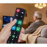 Telecomandă universală TV Voyoo cu butoane mari, pentru vârstnici și persoane cu deficiențe de vedere 6