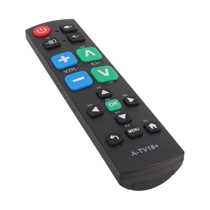 Telecomandă universală TV Voyoo cu butoane mari, pentru vârstnici și persoane cu deficiențe de vedere