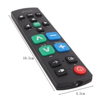 Telecomandă universală TV Voyoo cu butoane mari, pentru vârstnici și persoane cu deficiențe de vedere 7
