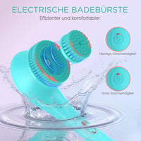 VOYOR BC300 elektromos hátkeféje hosszú nyéllel, vízálló, USB töltős, kék 4