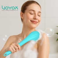 VOYOR BC300 elektromos hátkeféje hosszú nyéllel, vízálló, USB töltős, kék 7