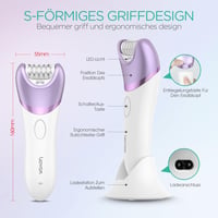 Epilator VOYOR pentru femei, epilator electric fără fir 7