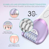 Epilator VOYOR pentru femei, epilator electric fără fir 3