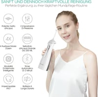 VOYOR-HEALTH Vezeték Nélküli Szájzuhany, Elektromos Fogköztisztító, 3 Üzemmód, 4 Fej, Hordozható IPX7 Vízálló Fogápoló Készülék Utazáshoz 2