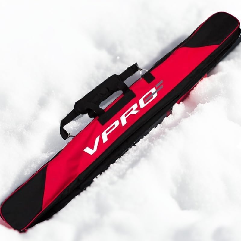 VPRO Curling Broom Bag Piros/Fekete 165cm Professzionális Sportfelszerelés Táska