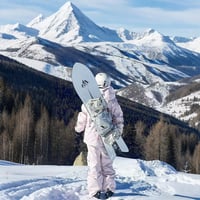 VPRO Snowboard és Skateboard Táska 140-165cm Ezüst Kicsi 5