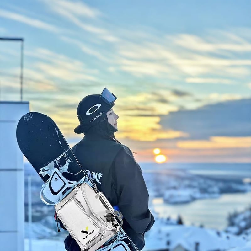 VPRO Snowboard és Skateboard Táska 140-165cm Ezüst Kicsi