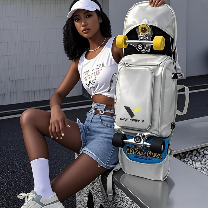VPRO Snowboard és Skateboard Táska 140-165cm Ezüst Kicsi