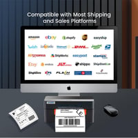vretti Bluetooth Címkenyomtató 4x6 Szállítási Címkék DHL Amazon eBay Shopify Kompatibilis Vonalkód Nyomtató 7