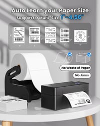 Imprimantă termică de etichete Bluetooth vretti DB402 4x6 - USB, compatibilă cu DHL, Amazon, Shopify, eBay, cu suport pentru Android, iOS, Windows, Mac 5
