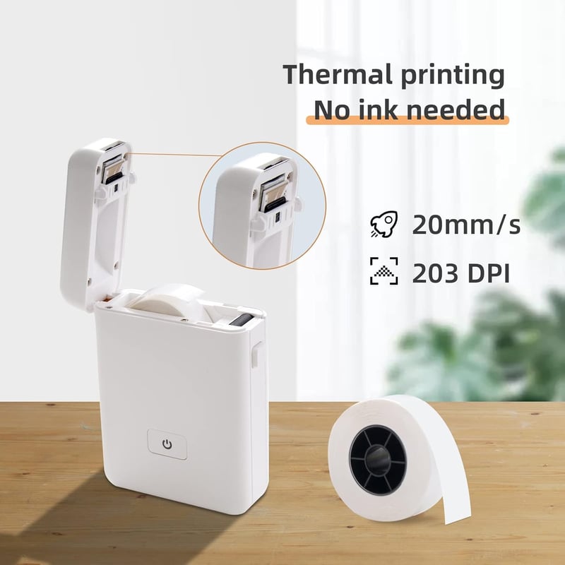 vretti HP2 Bluetooth Címkenyomtató iOS Android Öntapadós Címkékhez Otthon Irodához