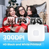 vretti Mini Hordozható Termál Nyomtató 300DPI Android iOS Kompatibilis 2