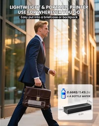 vretti P83 A4 Hordozható Termál Nyomtató Bluetooth Okostelefonhoz Android iOS 2