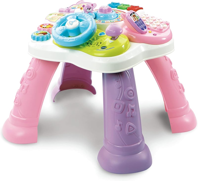 VTech Baby Játékasztal - Rózsaszín Fejlesztő Játék 1-3 Éves Gyerekeknek, Motorikus Képességek Fejlesztésére, Elemekkel

AI: VTech Baby Játék