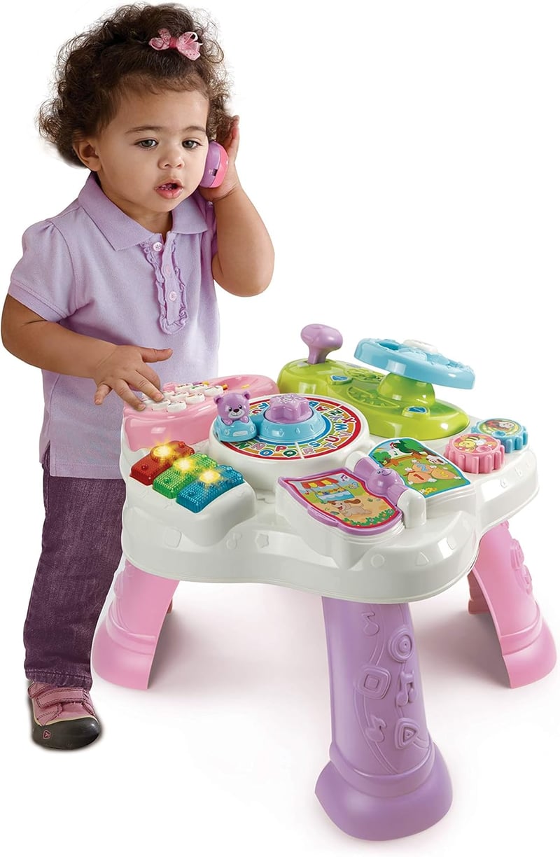 VTech Baby Játékasztal - Rózsaszín Fejlesztő Játék 1-3 Éves Gyerekeknek, Motorikus Képességek Fejlesztésére, Elemekkel

AI: VTech Baby Játék