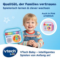 VTech Baby Môj prvý hudobný prehrávač, detský MP3 prehrávač s Bluetooth pripojením, 40 skladieb, 1 ks 7