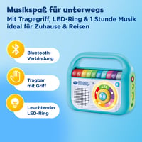 VTech Baby Môj prvý hudobný prehrávač, detský MP3 prehrávač s Bluetooth pripojením, 40 skladieb, 1 ks 5