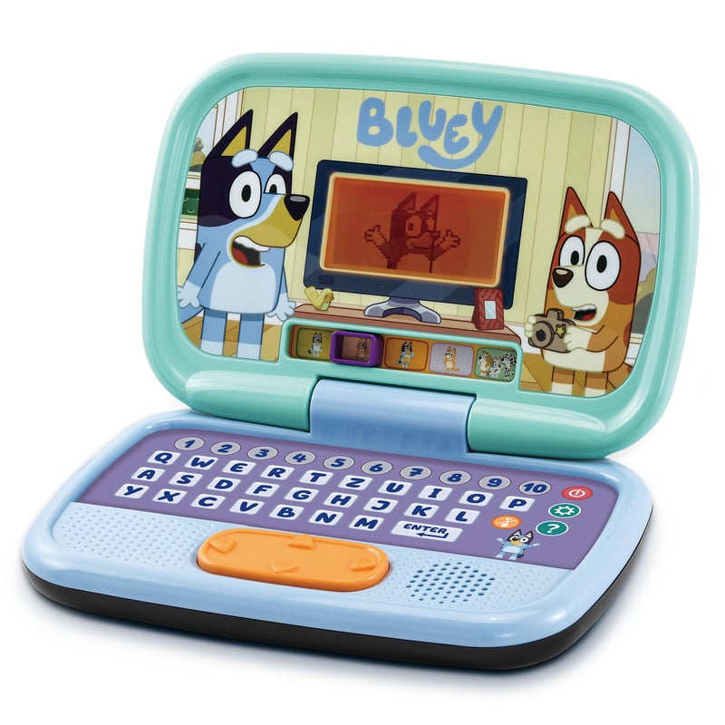 VTech Bluey detský vzdelávací notebook – QWERTZ klávesnica pre deti od 3 do 6 rokov