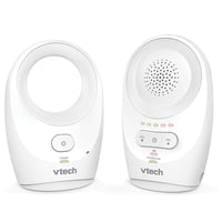 Monitor audio pentru bebeluși VTech BM1120 – Transmisie audio clară, rază lungă de acțiune, indicator LED de volum cu 5 niveluri, clips pentru curea, baterie reîncărcabilă 1