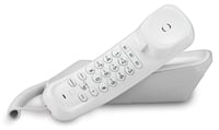 Káblový telefón VTech CD1200 s rýchlou voľbou a ovládaním hlasitosti – biely 1
