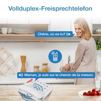 Pevný telefón pre seniorov VTech CL1100 – veľké tlačidlá, hovoriace čísla, vizuálna signalizácia zvonenia, rýchla voľba, hlasitý odposluch, biely 6