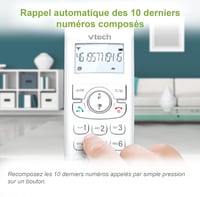 VTech CS1500 DECT vezeték nélküli telefon hívásblokkolóval és kihangosítóval 2