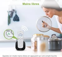 VTech CS1500 DECT vezeték nélküli telefon hívásblokkolóval és kihangosítóval 10