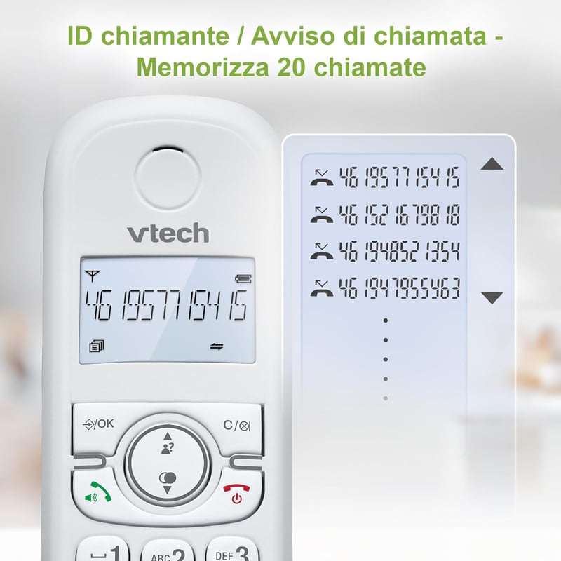 VTech CS1501 Casa Duo DECT vezeték nélküli telefon, kihangosító, hívásszűrés