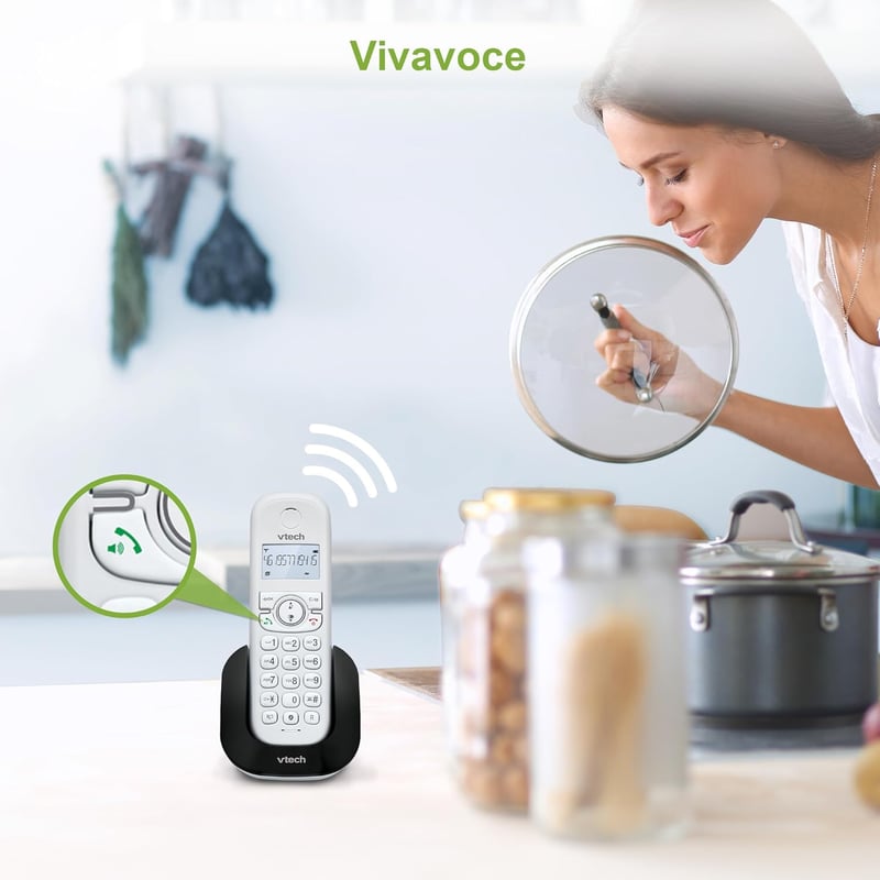 VTech CS1501 Casa Duo DECT vezeték nélküli telefon, kihangosító, hívásszűrés