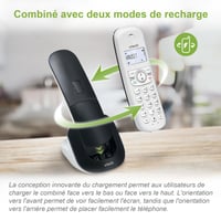 Bezdrôtový telefón VTech CS1501 DECT, 2 slúchadlá, blokovanie hovorov, biely 2