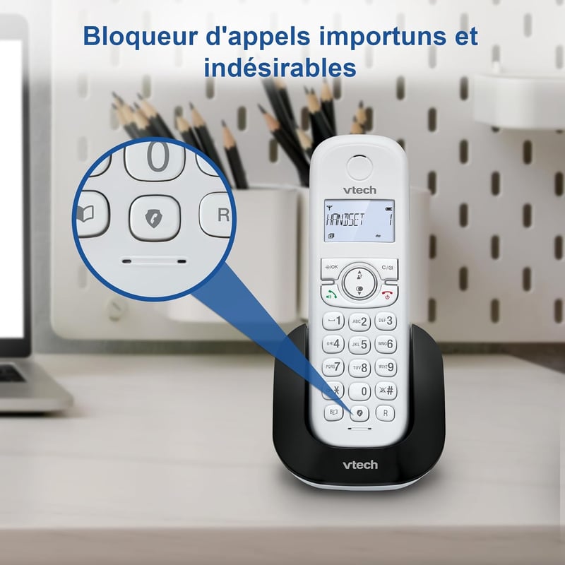 VTech CS1502 DECT vezeték nélküli telefon 3 kézibeszélővel