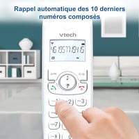 VTech CS1502 DECT vezeték nélküli telefon 3 kézibeszélővel 8
