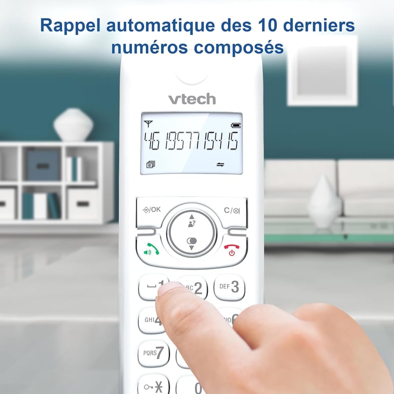 VTech CS1502 DECT vezeték nélküli telefon 3 kézibeszélővel