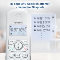 VTech CS1502 DECT vezeték nélküli telefon 3 kézibeszélővel 7
