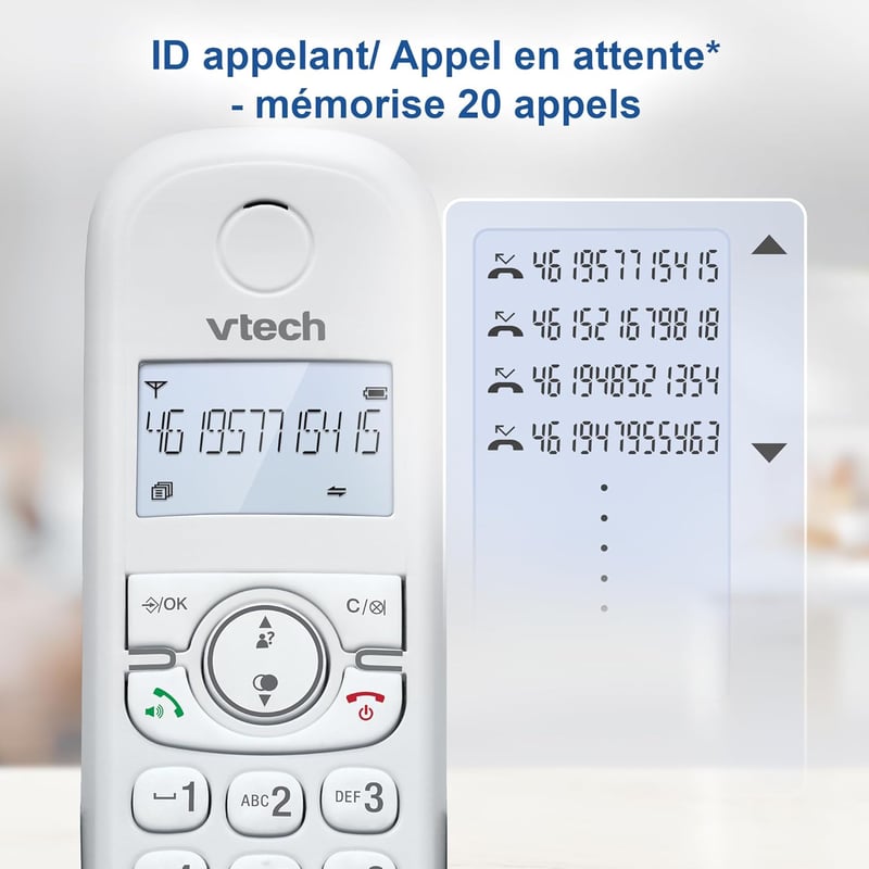 VTech CS1502 DECT vezeték nélküli telefon 3 kézibeszélővel